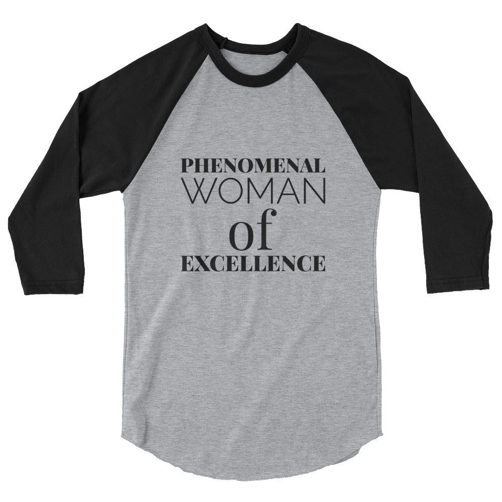 3/4 sleeve woman's raglan shirt