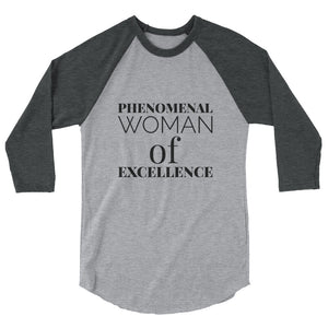 3/4 sleeve woman's raglan shirt